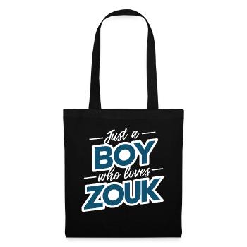 Zouk-Tanz-Geschenk - Stoffbeutel - Schwarz - Vorne