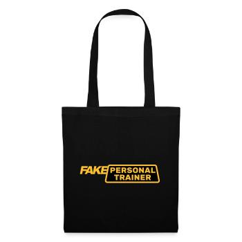 FAKE PERSONAL TRAINER (faux taxi) - Sac en tissu - noir - Devant