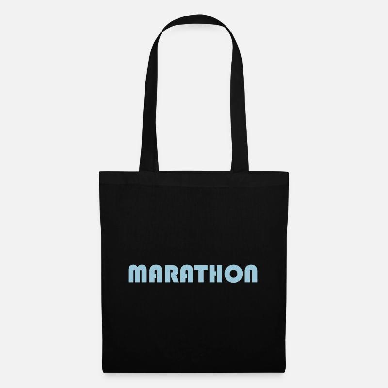 marathon - Tote Bag - black