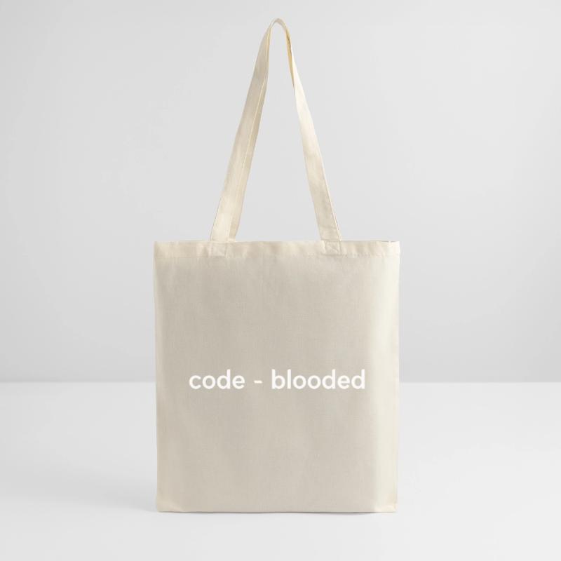 Code Blooded Programming Software Developer Admin Stoffbeutel