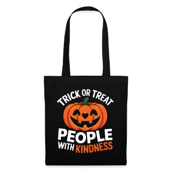 Treat People with Kindness! Pumpkin Halloween - Tote Bag - black - Front