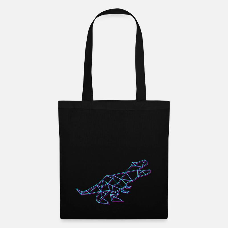 Neon rex - Tote Bag - black