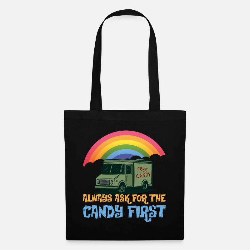 Candy First Humour Tee - Sac en tissu - noir