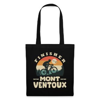 Bike finisher Mont Ventoux bike cyclist - Tote Bag - black - Front