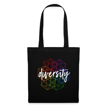 Diversité Gay Pride LGBT - Sac en tissu - noir - Devant