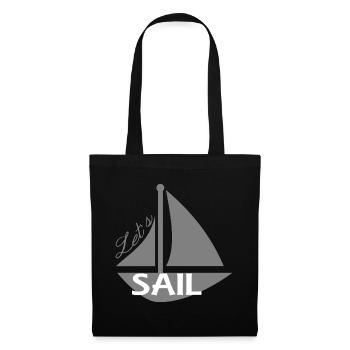 Let s sail - Stoffbeutel - Schwarz - Vorne
