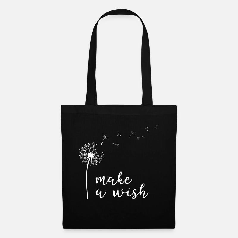 Fais un vœu. - Sac en tissu - noir