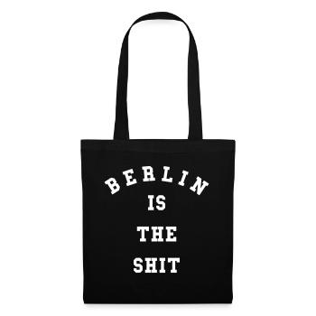 Berlin est la chemise de la merde capitale - Sac en tissu - noir - Devant