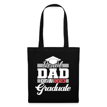 Proud Dad Of A 2023 Graduate Graduation For Men - Tote Bag - black - Front
