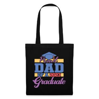 Proud Dad Of A 2023 Graduate Graduation For Men - Tote Bag - black - Front