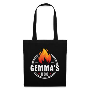 Gemmas BBQ - Stoffbeutel - Schwarz - Vorne