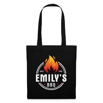 Emilys BBQ - Sac en tissu - noir - Devant