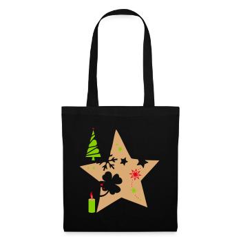 Christmas Terns - Tote Bag - black - Front
