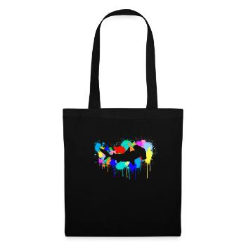 Hammerhead shark graf, organic scuba diving - Tote Bag - black - Front