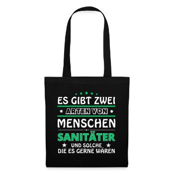 Paramedic Gift - Two Types of... Design - Tote Bag - black - Front