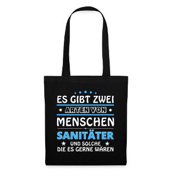 Paramedic Gift - Two Types of... Design - Tote Bag - black - Front