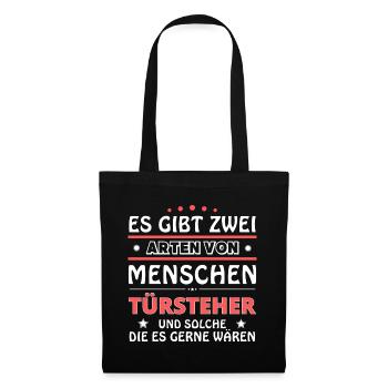 Cadeau Transat - Deux Types de... Concevoir - Sac en tissu - noir - Devant