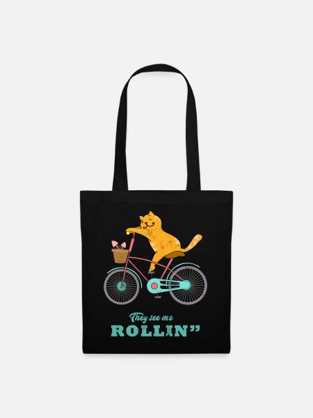 Vélo de vélo Rollin - Sac en tissu - noir