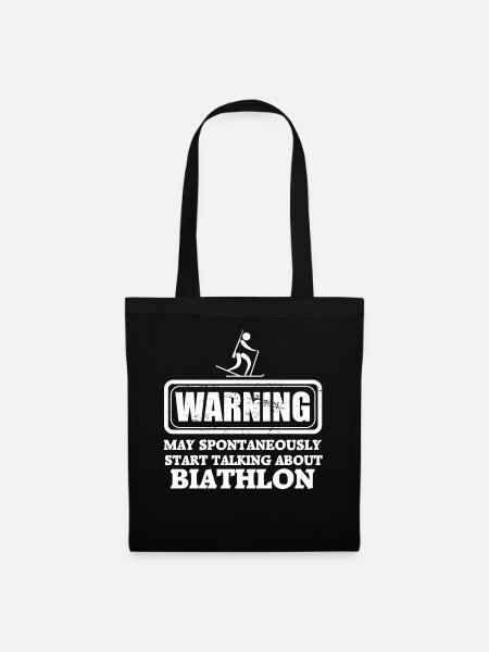 Biathlon - Stoffbeutel - Schwarz