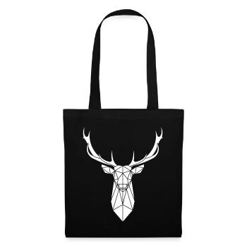 Deer geometric - Tote Bag - black - Front