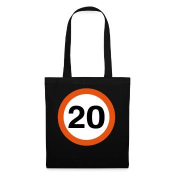 20mph Speed Limit - Tote Bag - black - Front