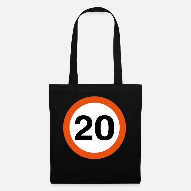 20mph Speed Limit - Tote Bag - black