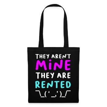 Cadeau pour la nounou - Sac en tissu - noir - Devant