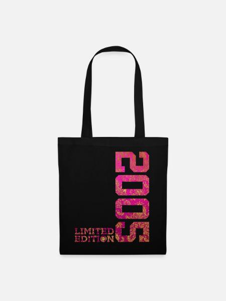 21E VERJAARDAG ROZE LIMITED EDITION 2005 - Stoffen tas - zwart