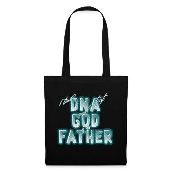 J’ai fait un test ADN et Dieu est mon père 12 - Sac en tissu - noir - Devant