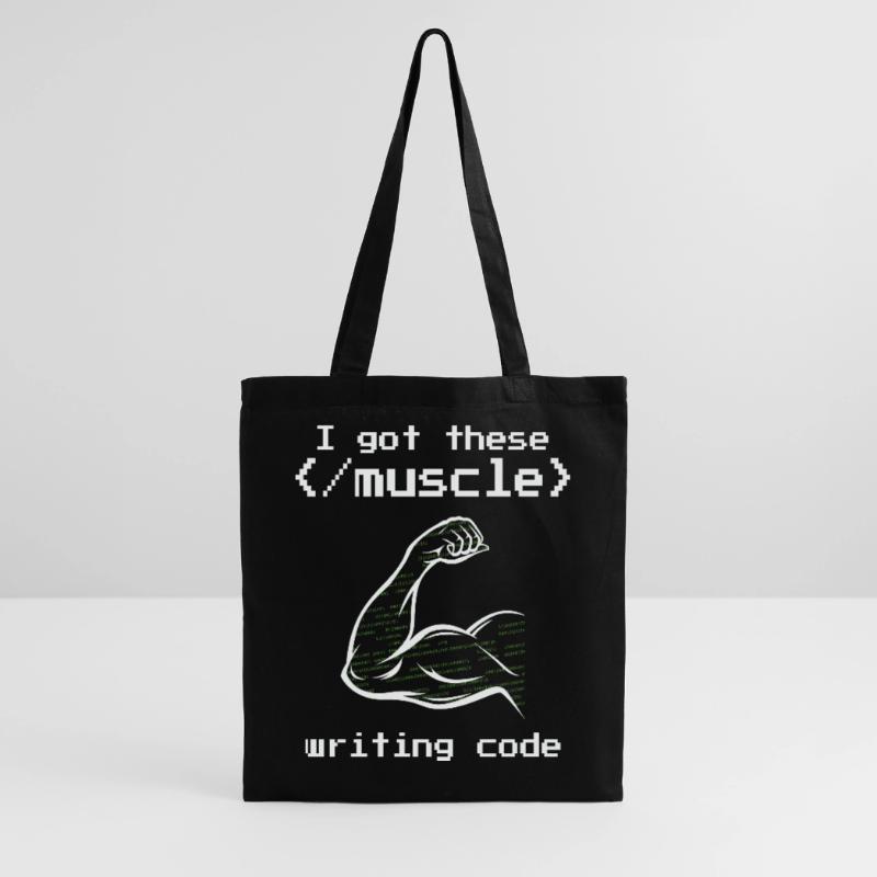 J’ai eu ces codeurs de programmeur de code d’écriture musculaire Sac en tissu