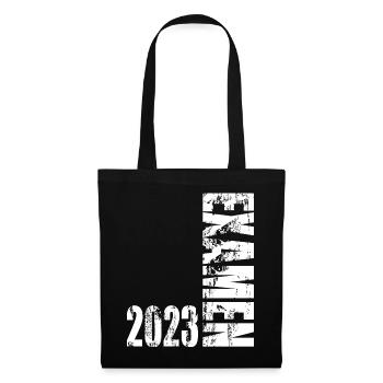Examen 2023 Vintage Design - Stoffbeutel - Schwarz - Vorne