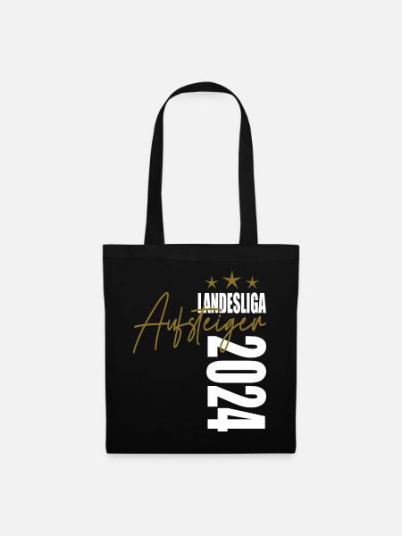 Aufsteiger Landesliga 2024 Aufstiegstrikot - Stoffbeutel - Schwarz
