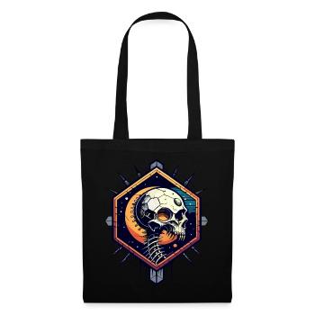 Star Skull // Totenkopf Space // Universe FS0020 - Tote Bag - black - Front
