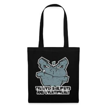 Gorilla - The Evil is always and everywhere - Tote Bag - black - Front