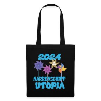 Ship of Fools Utopia 2024 - Dates - Tote Bag - black - Front