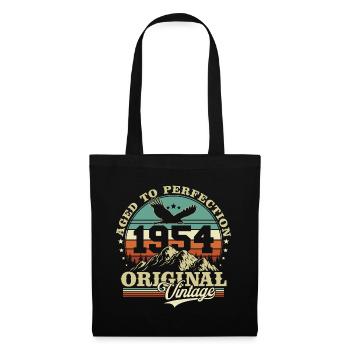 Original 1954 Vintage Vintage Retro Birthday - Tote Bag - black - Front