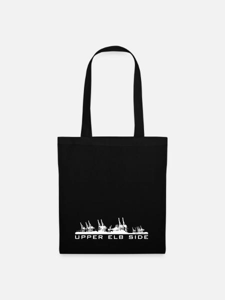 ZAZdesign® Hamburg Insider | Upper Elb Side® - Stoffbeutel - Schwarz