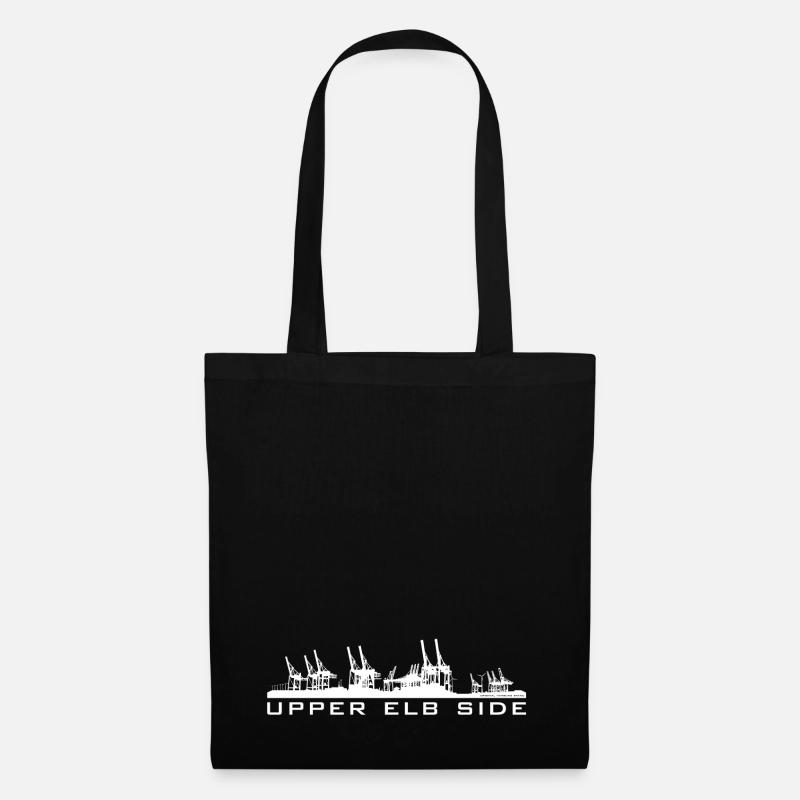 ZAZdesign® Hamburg Insider | Upper Elb Side® - Stoffbeutel - Schwarz