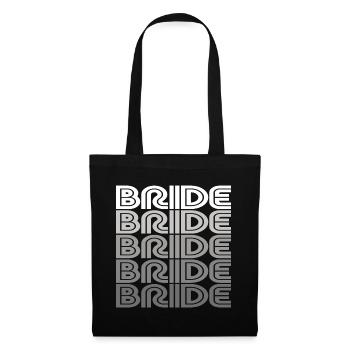 Cool Bride Matching Couple Engagement Wedding - Tote Bag - black - Front
