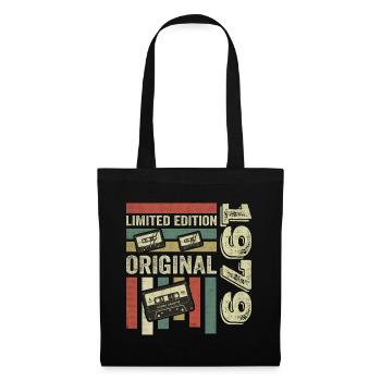Vintage 1979 - Retro Geburtstagsspruch 1979 - Stoffbeutel - Schwarz - Vorne