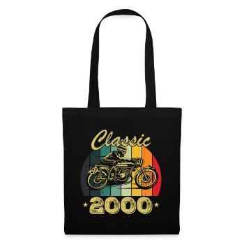 Vintage Classic Birthday Gift Born in 2000 - Tote Bag - black - Front