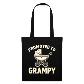 Promu Grampy A Grandpas Pride - Sac en tissu - noir - Devant