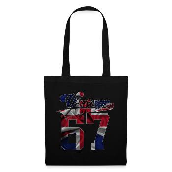 59E ANNIVERSAIRE UK MILLÉSIME 1967 - Sac en tissu - noir - Devant