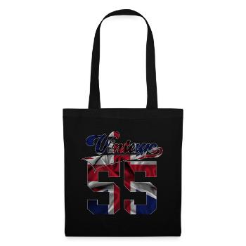 71ST BIRTHDAY UK VINTAGE 1955 - Tote Bag - black - Front