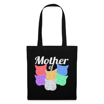 Katzenmutter - Mother of Cats - Tote Bag - black - Front