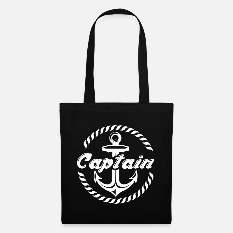 Capitaine - Sac en tissu - noir
