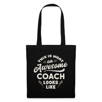 This Is What An Awesome Coach Looks Like - Trainer - Tote Bag - black - Front