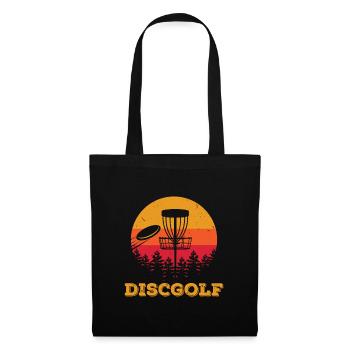 Frisbee Vintage Disc Golf Throwing Disc Gift - Tote Bag - black - Front