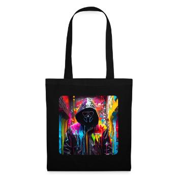 Cyberpunk Anonyme - Sac en tissu - noir - Devant