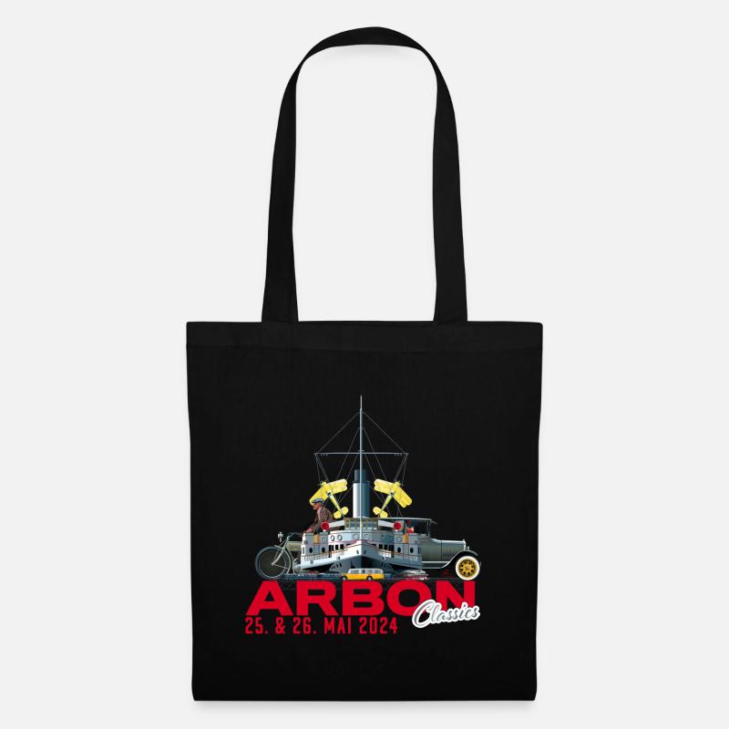 Arbon Classics 2024 mit Datum - Stoffbeutel - Schwarz